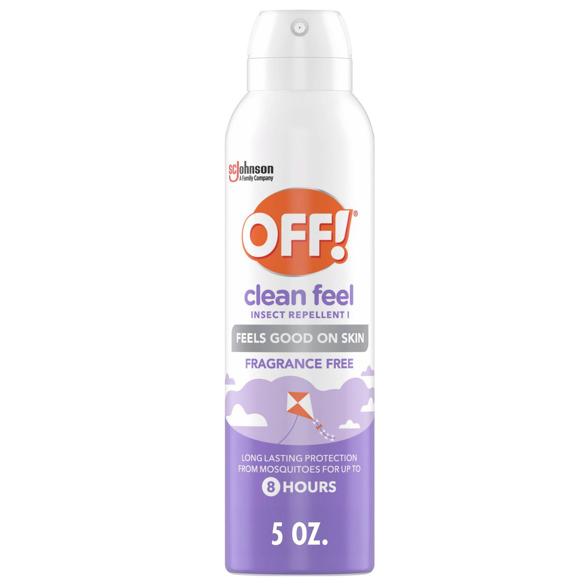 OFF! Clean Feel Mosquito Repellent Picaridin DEET-free Bug Spray - 5oz