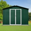 6x8ft Metal Garden Sheds, Outdoor Storage Shed with Lockable Doors - The Pop Home - 4 of 4
