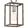 Minka Lavery Brushed Nickel Sun Faded Wood Mini Pendant Light 6 1/2" Wide Farmhouse for Dining Room House Kitchen Island Bedroom - 3 of 3