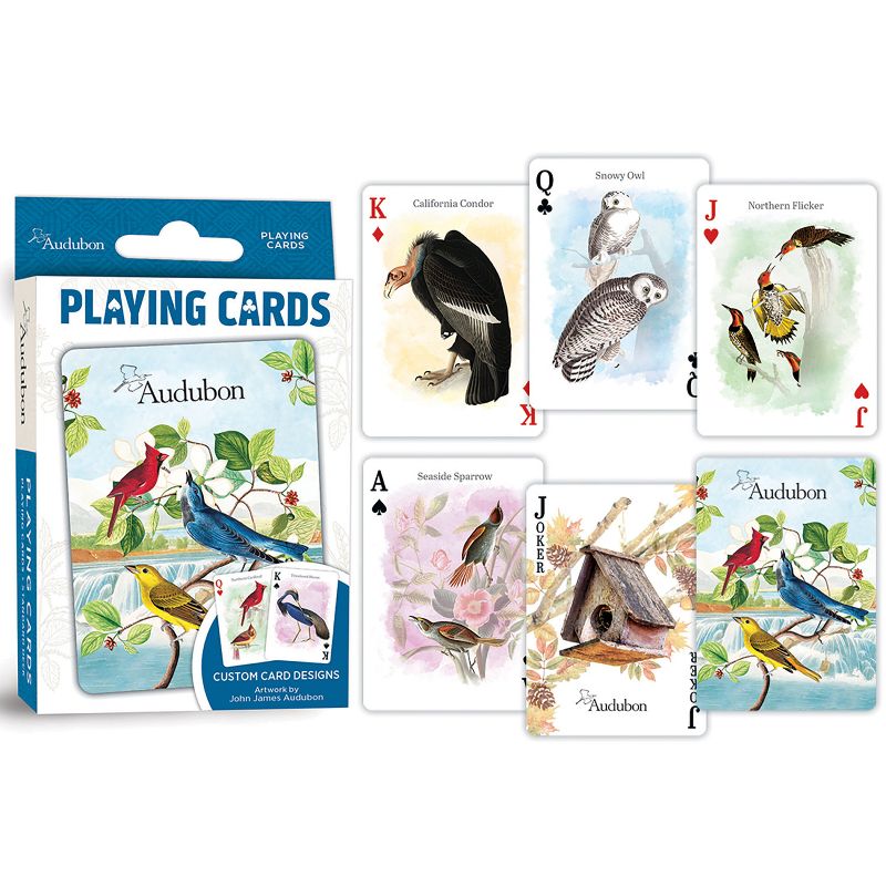 MasterPieces Officially Licensed Audubon Playing Cards - 54 Card Deck for Adults, 4 of 6