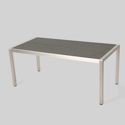 aluminum table