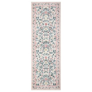 COZONY Pastoral Meadow Style Low Pile Thin Area Rug for Living Room Bedroom Study - 1 of 4