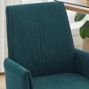 Okak Modern Velvet Ergonomic Adjustable Office Chair Living Room Furniture,Small Swivel Task Chair for Office,Study,Studio - 4 of 4