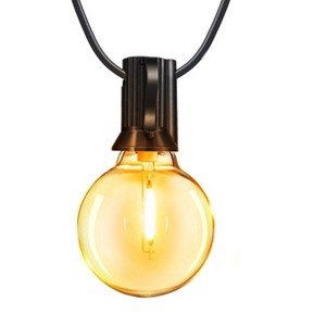 Itopfox 100FT Outdoor String Lights, Waterproof Connectable Shatterproof Outside Light with 50 Edison Spare LED Bulbs Plug in Patio Lights for Indoor - 1 of 4