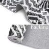 Boho Area Rugs Washable Rug Moroccan Rug Modern Geometric Traditional Rug, 2' x 6' Gray - 4 of 4