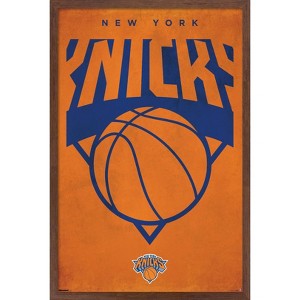 Trends International NBA New York Knicks - Logo 25 Framed Wall Poster Prints - 1 of 4