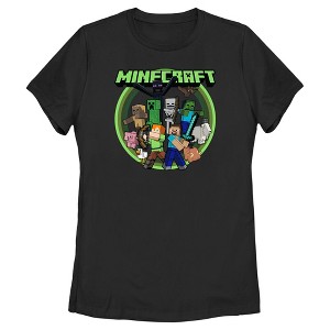 Women's Minecraft Heroes and Mobs T-Shirt - 1 of 4
