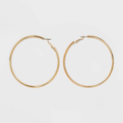 Tubular Hoop Earrings - A New Day&#8482; Gold