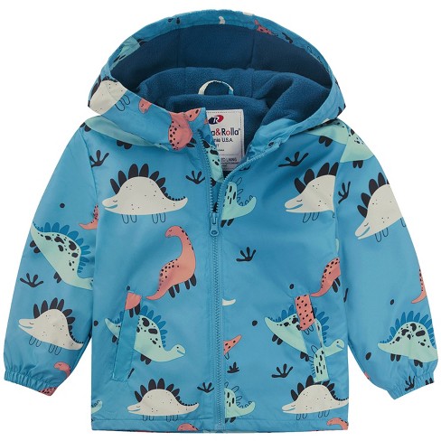 Boys fleece lined rain jacket on sale