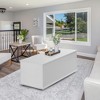 Basicwise Wooden Storage Box, Organizer and Bench Perfect Furniture to Add Accent in Entryway and keep Shoes, Bedroom Bench, Playroom Storage - 3 of 4