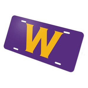 Williams College Primary Logo Novelty Metal Vanity Tag License Plate - 1 of 4