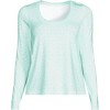 Lands' End Women's Power Performance Long Sleeve Scoopneck Tee - 3 of 4