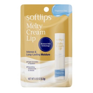 Softlips Melty Cream Lip Balm with Moisture Melt Technology - 0.12oz - 1 of 3