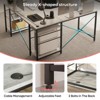 Bestier 59inch L Shaped Desk with Shelves Home Office Gaming Computer Desk - 3 of 4