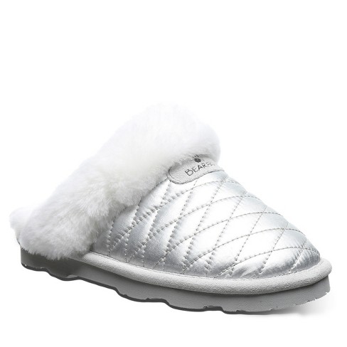 Bearpaw Women's Effie Slippers | Silver | Size 9 : Target