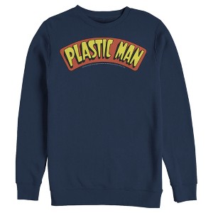 Men's Justice League Plastic Man Logo Sweatshirt - 1 of 3