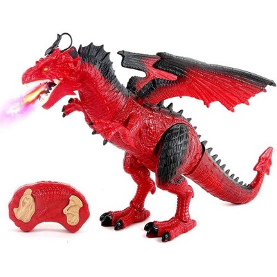 Contixo DR3 Remote Control Dragon Dinosaur Toy, Walking Robot Dinosaur with Light-Up, Roaring & Mist Spray Effects, 2.4GHz RC Toy for Kids 4–12