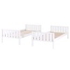 Twin Over Twin Wood Detachable Slat Bunk Bed - Saracina Home - image 4 of 4