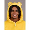 HalloweenCostumes.com Adult Care Bears Funshine Bear Costume Jumpsuit for Men & Women with Hood,  Cosplay - 2 of 4