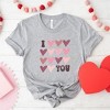 Simply Sage Market Women's I Heart You Distressed Short Sleeve Graphic Tee - 3 of 3