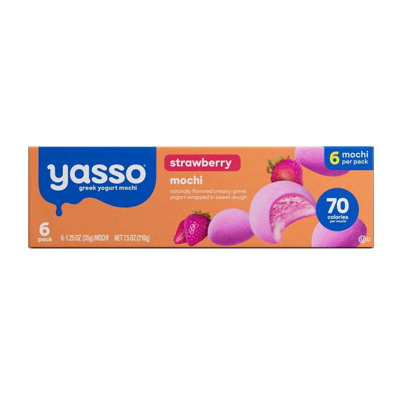 Yasso Frozen Greek Yogurt Strawberry Mochi - 7.5oz/6ct, 5 of 8