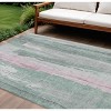 HomeRoots 9' X 12' Sage And Blush Abstract Washable Indoor Outdoor Area Rug - 2 of 4