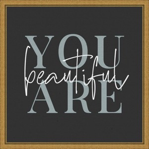 Amanti Art Daily Affirmations V by Wild Apple Portfolio Canvas Wall Art Print Framed 16 x 16-in. - 1 of 4