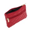 Unique Bargains Argyle Two Zippers Coin Purse Wallet 1 Pc - 3 of 4