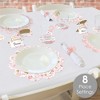Big Dot of Happiness Mis Quince Anos - Quinceanera Sweet 15 Birthday Party Paper Charger and Table Decorations - Chargerific Kit - Place Setting for 8 - 2 of 4