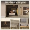 Bestier Modern 63" TV Stand with LED Lights for TVs up to 70" , Media Console with Cable Management - 4 of 4