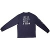 Pavilion Gift Company - Dog People - Small Navy Long Sleeve T-Shirt - Shirts - 4 of 4