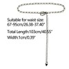 INSPIRE CHIC Women's Rhinestone Sparkle Chain Belt - 4 of 4