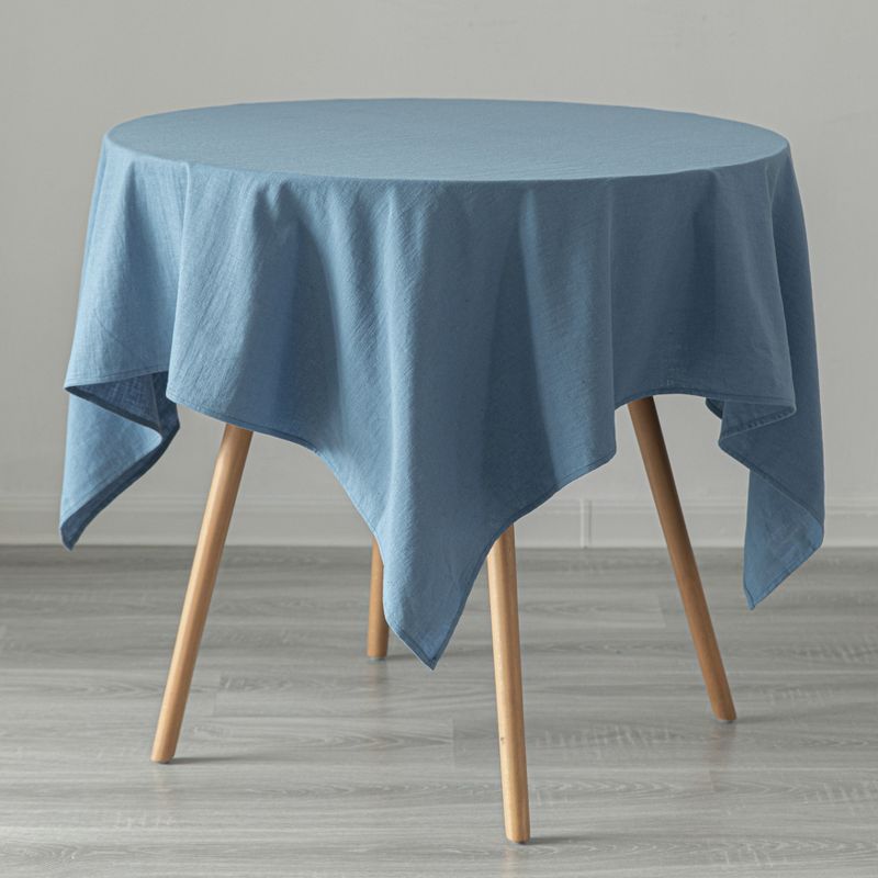 Deerlux 100% Pure Linen Washable Tablecloth Solid Color, 3 of 7