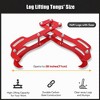 Whizmax 28 Inch Log Lifting Clamp,4 Jaw Lumber Heavy Duty Solid Steel, Tractor Rotary Drag Steel Clamp Log Lifting, Lumber Skid Clamp Felling Grabber - image 2 of 4