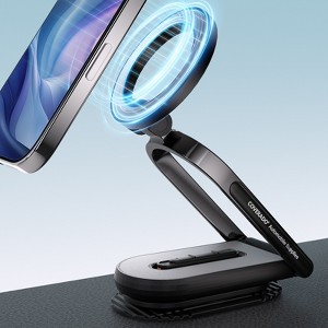 Coverado Black Magnetic Car Phone Holder, MagSafe Car Mount Folding&360° Rotation Magnet Phone Holder for Car, Fit iPhone 12+ - 1 of 4