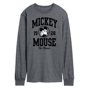 Men's - Disney - Classic Mickey Mouse Long Sleeve Graphic T-Shirt - 1 of 4