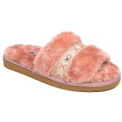 target faux fur slippers
