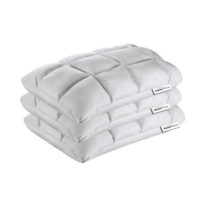 Dr. Pillow Dreamzie Layer Pillow stack inserts to achieve your perfect height & firmness. 3 pack