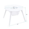 ALEXOUN Kids Table and Chair Set,5 Piece Toddler Table and Chair Set with 4 Chairs,Easy to Wipe Activity Table for Creative Play - 4 of 4