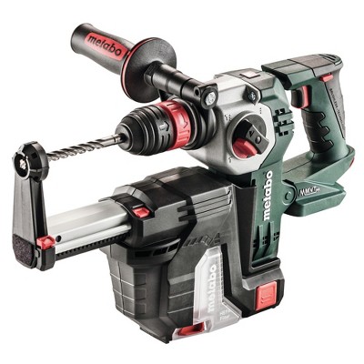 Metabo 600211900 KHA 18 LTX BL 24 Quick 18V Lithium-Ion SDS-Plus Brushless 1 in. Cordless Rotary Hammer with HEPA Dust Extractor (Tool Only)