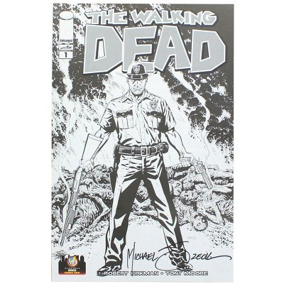 Toynk The Walking Dead #1 WW Ohio 2013 Exclusive B&W Cover Signed By Mike Zeck
