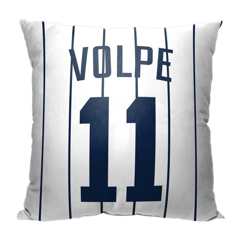 18&#34;x18&#34; MLB New York Yankees 23 Anthony Volpe Player Printed Throw Decorative Pillow, 2 of 6