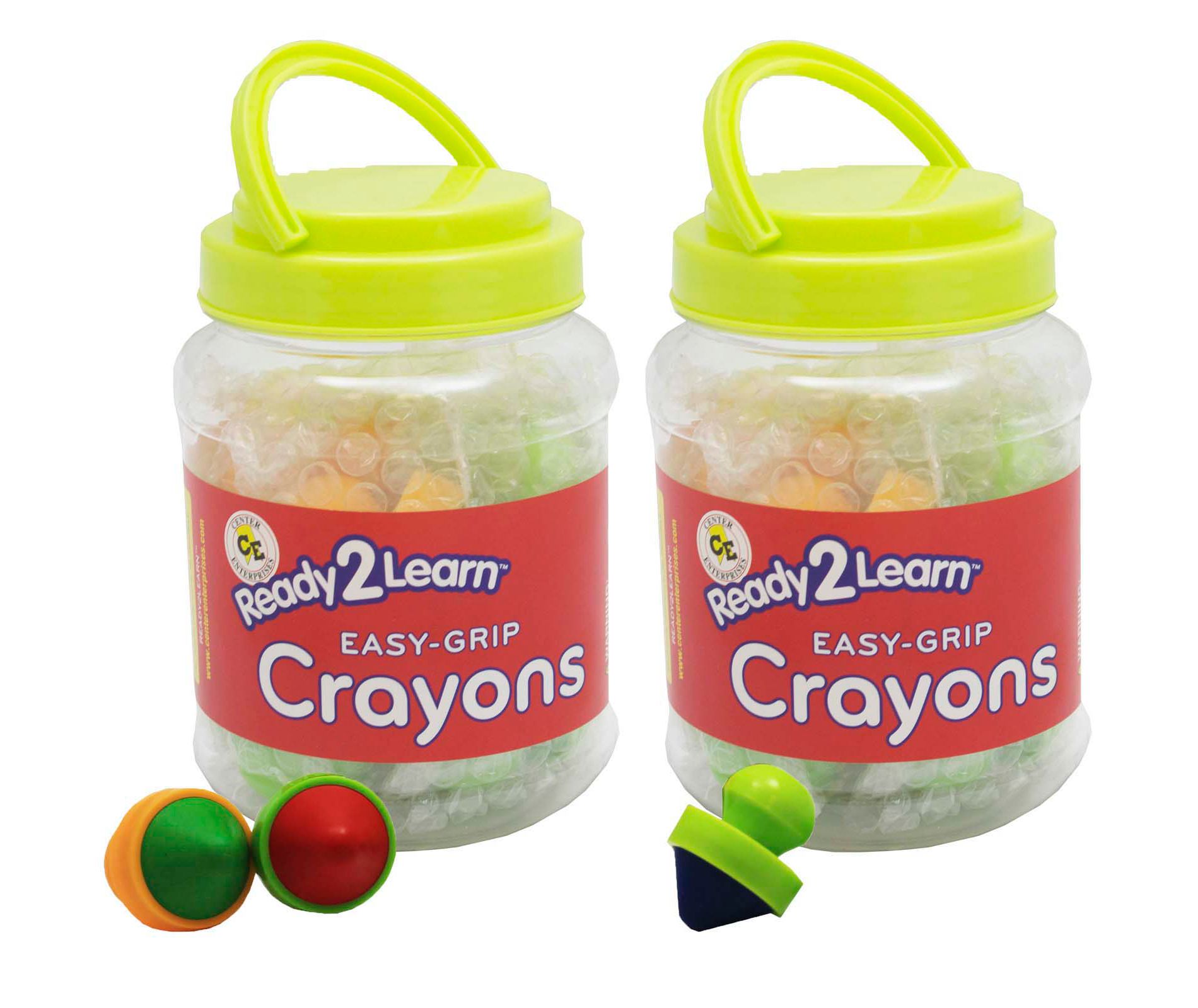 Ready 2 Learn Easy Grip Crayons, 6 Per Set, 2 Sets