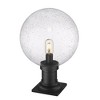 Z-Lite Laurent 1 - Light Lantern in  Black - 3 of 4