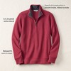 Lands' End Men's Bedford Rib Quarter Zip Sweater - 4 of 4