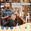 Sandinrayli Salon Booster Seat for Kids,Barber Leather Cushion Pads for Salon Hair Chair Stylist,Oversize,Black - 3 of 4