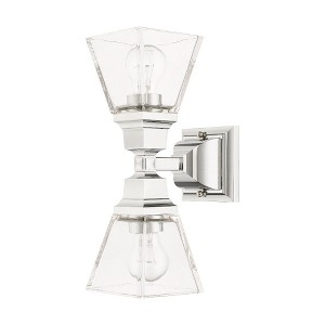 Livex Lighting Mission 2 - Light Sconce in  Polished Chrome - 1 of 3