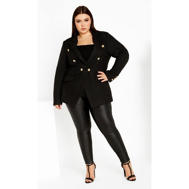 Women's Plus Size Elly Jacket - black | CITY CHIC, 2 of 8