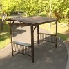 6.5x12 FT Hardtop Grill Gazebo,Galvanized Steel Roof BBQ Canopy With Side Shelves And Hooks-Maison Boucle - 3 of 4