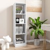 Costway 56'' Tall Bookcase, Freestanding Bookshelf with 4 Open Cubes - 2 of 4